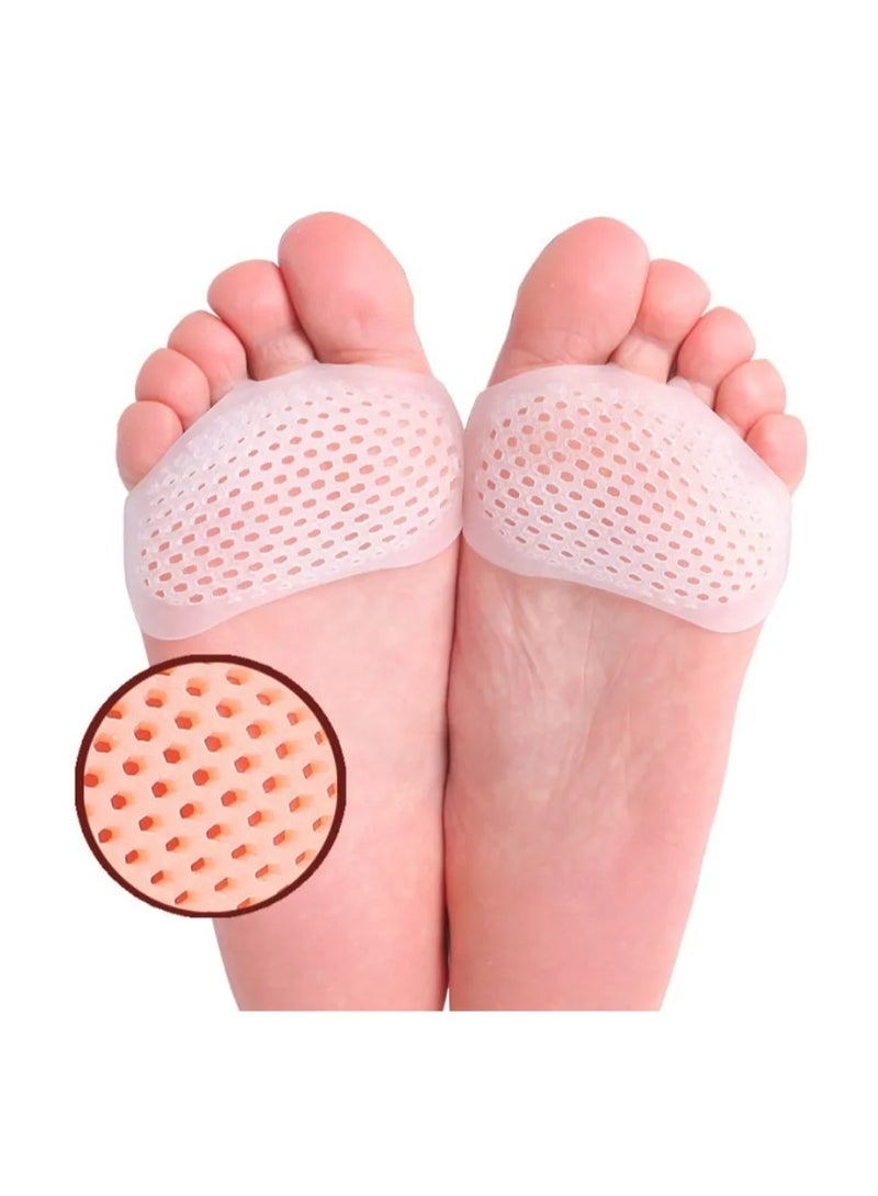 Silicone Forefoot Pads | Women’s Foot - Protecting, Anti - Slip, Ultra - Soft Half - Size Pads, High - Heel Pain & Blister Prevention - Image 2