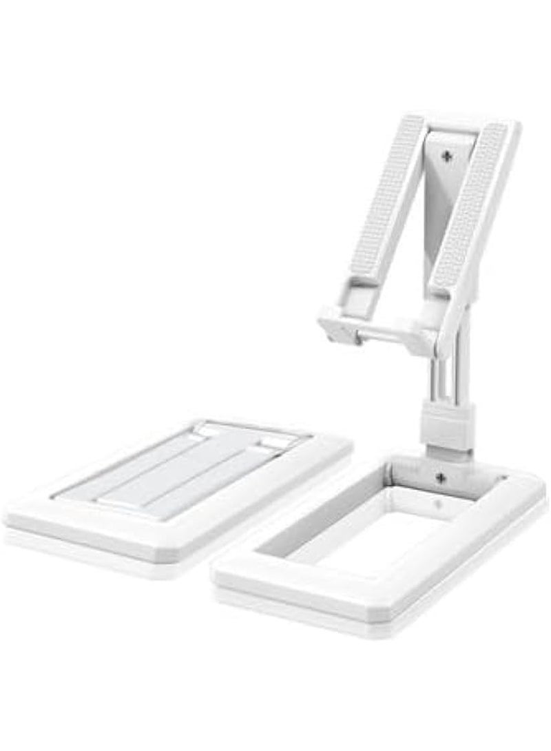 Generic Foldable Adjustable Phone Stand – Portable Desktop Holder with Height & Angle Adjustment, Anti-Slip Pads, Compact Pocket Design – Multicolor - Image 1