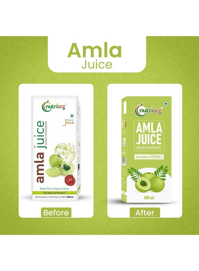 nutriorg عصير نوتريورغ أملاء والسكر 500 مل (مجموعة 2) | يتحكم في مستويات السكر في الدم، يخفض الكوليسترول الضار - Image 3