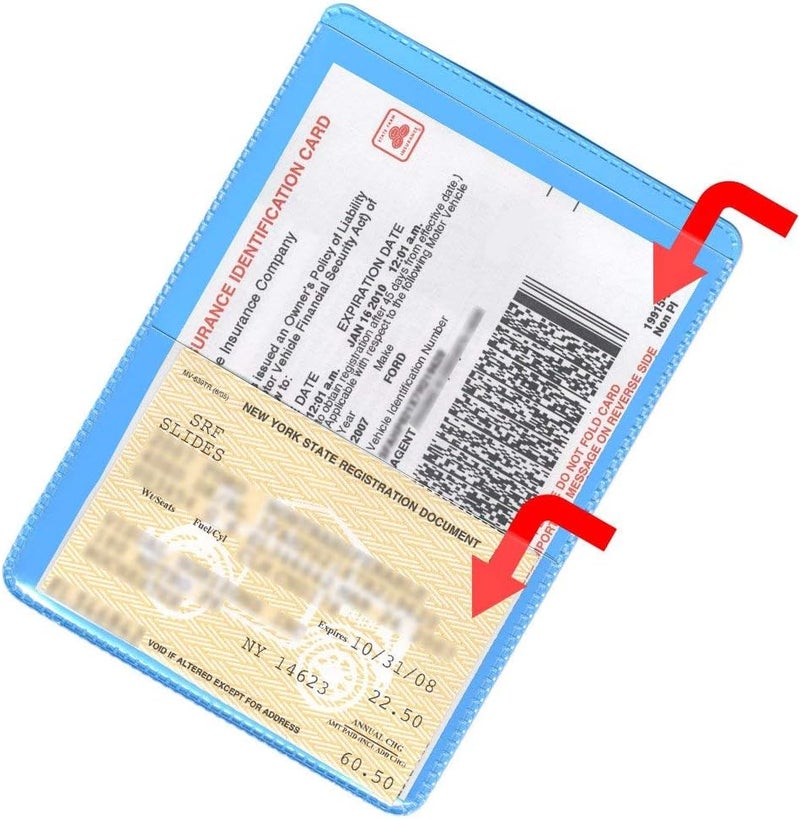 SMART+ StoreSMART Light Blue Auto Insurance and ID Card Holder – 2 Pack RFS20-LB2 Durable Vinyl Wallets for Vehicle Registration, Insurance Cards, Business Cards, IDs, Organizers, Document Storage – Sky Blue - Image 2
