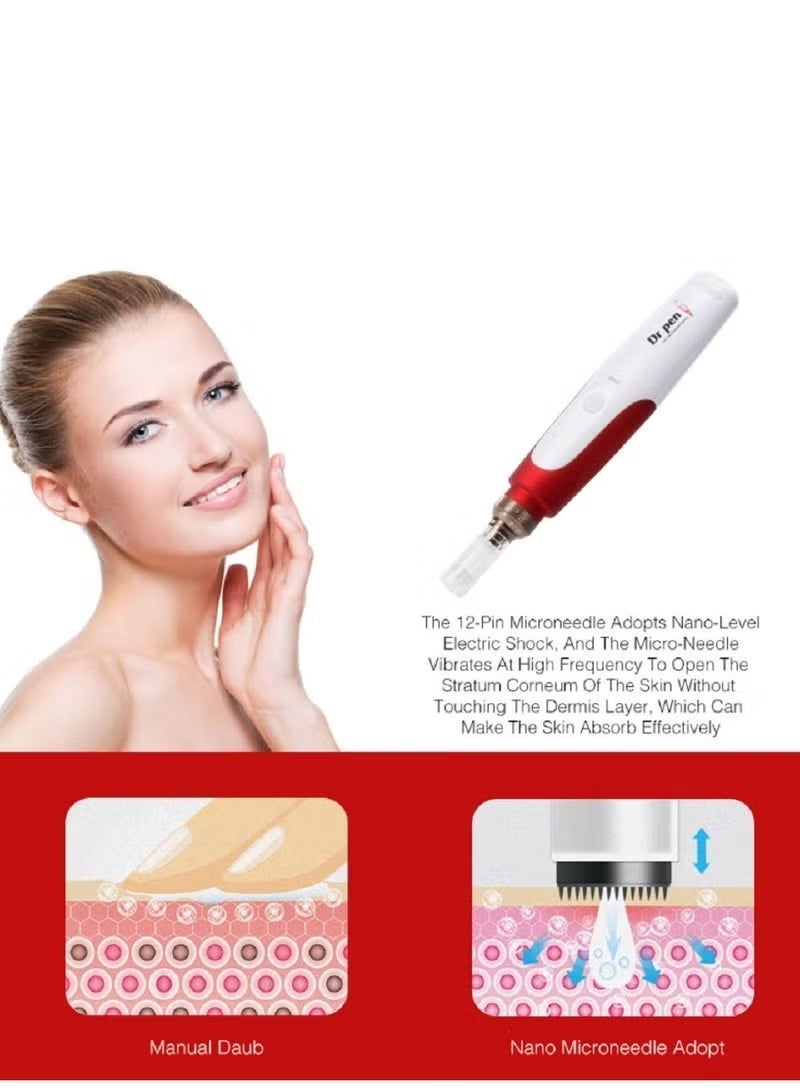 دي آر. بن Ultima N2 microneedle derma القلم مزيل التجاعيد العناية بالبشرة ومستحضرات التجميل أداة - Image 4