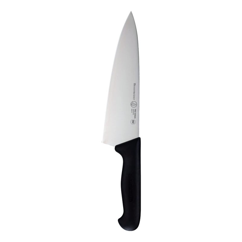 Messermeister Pro Series 8 WideBlade Chefs Knife  German X50 Stainless Steel  NSFApproved PolyFibre Handle  15Degree Edge Rust Resistant  Easy to Maintain  Made in Portugal