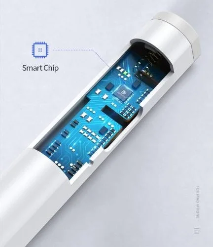 بولهاموبيل Polham Stylus Touchscreen Tablet Pen Capacitive Pen 120MAH Rechargeable Palm Rejection Pencil Capacitive White