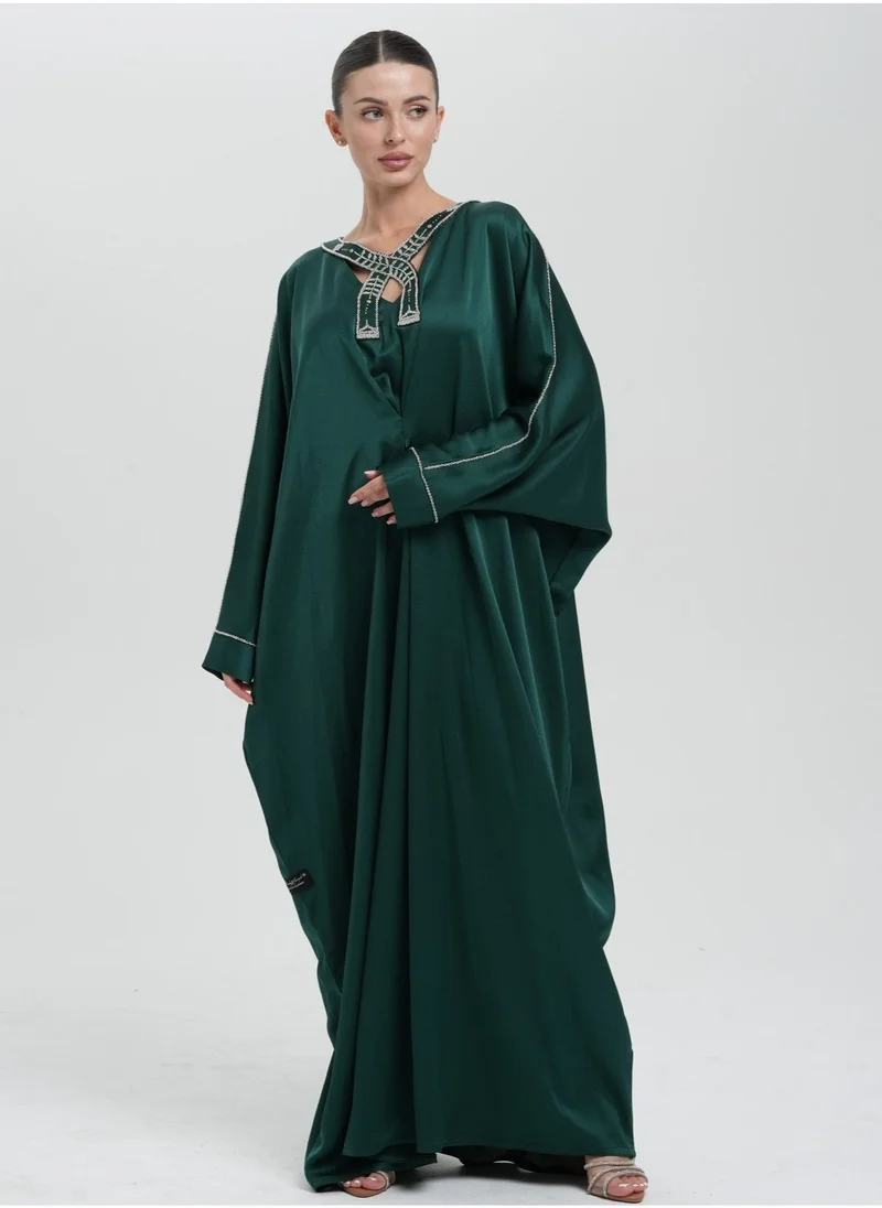 Meem by Mariyah Closed Embellished kaftaan