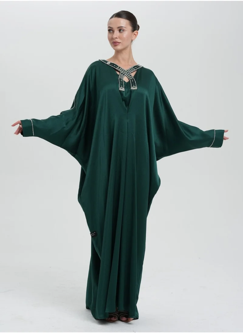 Meem by Mariyah Closed Embellished kaftaan