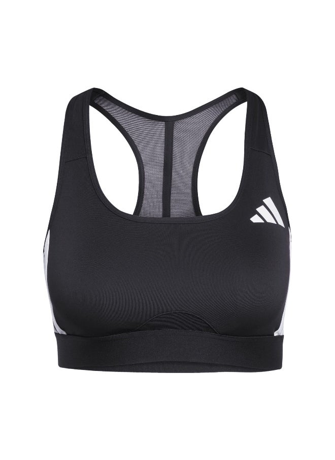Adidas adidas powerreact train medium support 3-stripes women bra  - Image 1