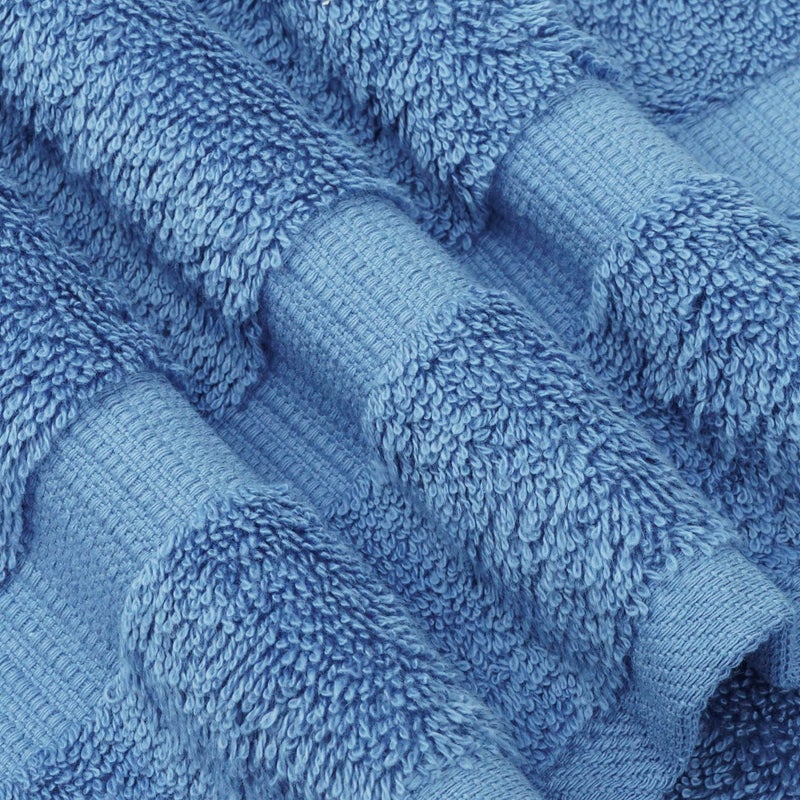 Chakir Turkish Linens Chakir Turkish Linens, 100% Cotton Premium Quality Turkish Bath Sheets (35''x70'' Large Bath Sheet Towels - Wedgewood)  - Image 5