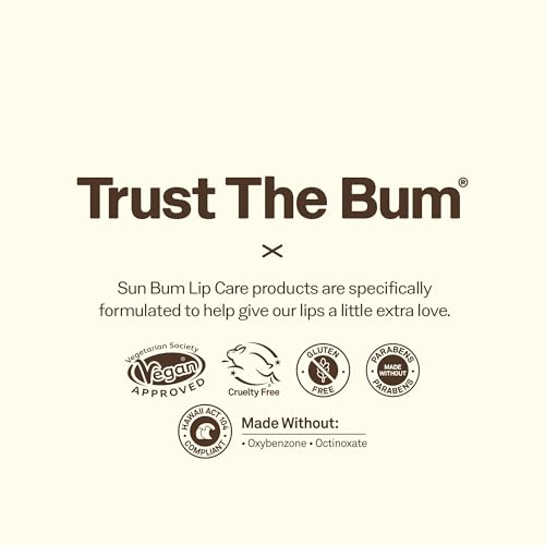 Sun Bum بلسم شفاه جوز الهند من صن بوم SPF 30 - مرطب بالصبار وفيتامين E - نباتي وخالي من القسوة - حماية واسعة الطيف من UVA/UVB للشفاه - 0.15 أونصة - Image 2