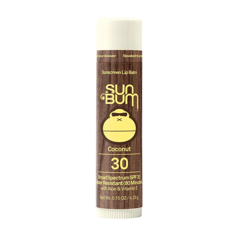 Sun Bum بلسم شفاه جوز الهند من صن بوم SPF 30 - مرطب بالصبار وفيتامين E - نباتي وخالي من القسوة - حماية واسعة الطيف من UVA/UVB للشفاه - 0.15 أونصة - Image 5