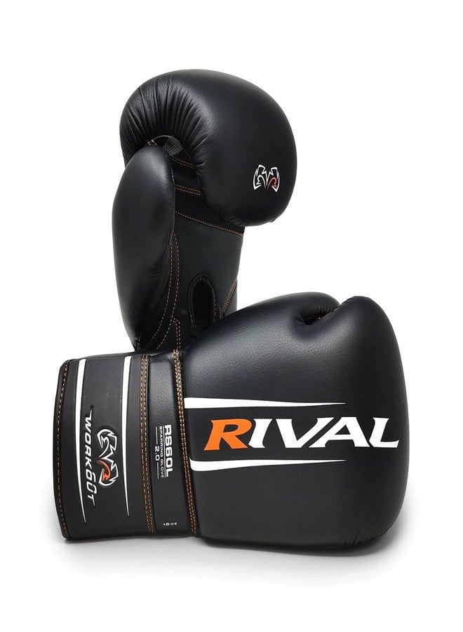 RIVAL Boxing RS60 2.0 Lace Up Sparring Gloves, Bigger Punching Surface for Maximum Protection