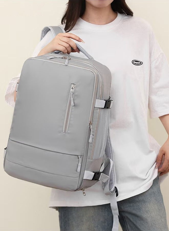 Canway Unisex Functional Backpack with Large Capacity Storage Scientific Storage Simple Style Short Distance Travel Bag Student Backpack Laptop Bag - Image 5