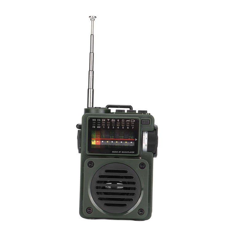 Portable Bluetooth Radio: 3W Diaphragm Horn, 120+ Decibels Loud Sound - 1000mAh Long Battery Life, Full Band & NOAA Reception Music Player for Outdoor Travel, Elderly Users - Image 3