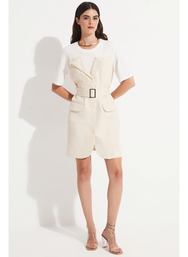 JUNE Belted Blazer Dress - Image 2