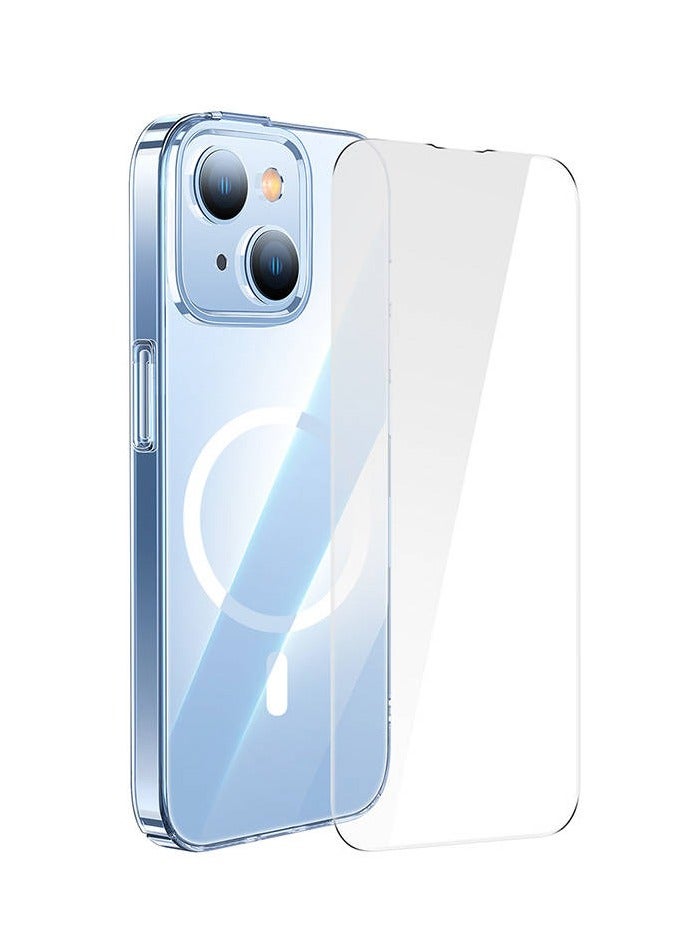 Baseus Simple Series Protective Case For iP 14, Clear - Image 1