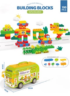 Generic Building Blocks (130 pieces) Educational Toy  - Image 1