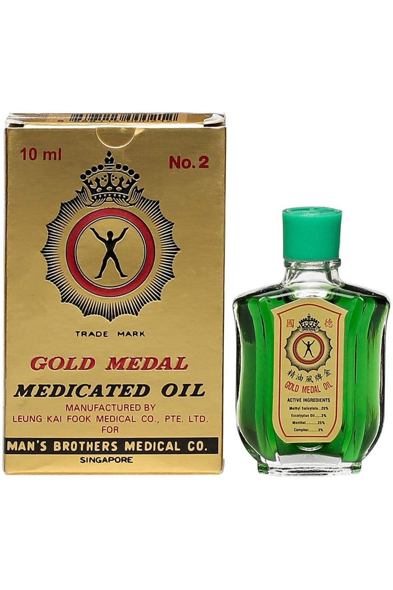 جولد ميدال زيت مسكن للألم طبي 10 مل (عبوة من 6 قطع) - Image 2