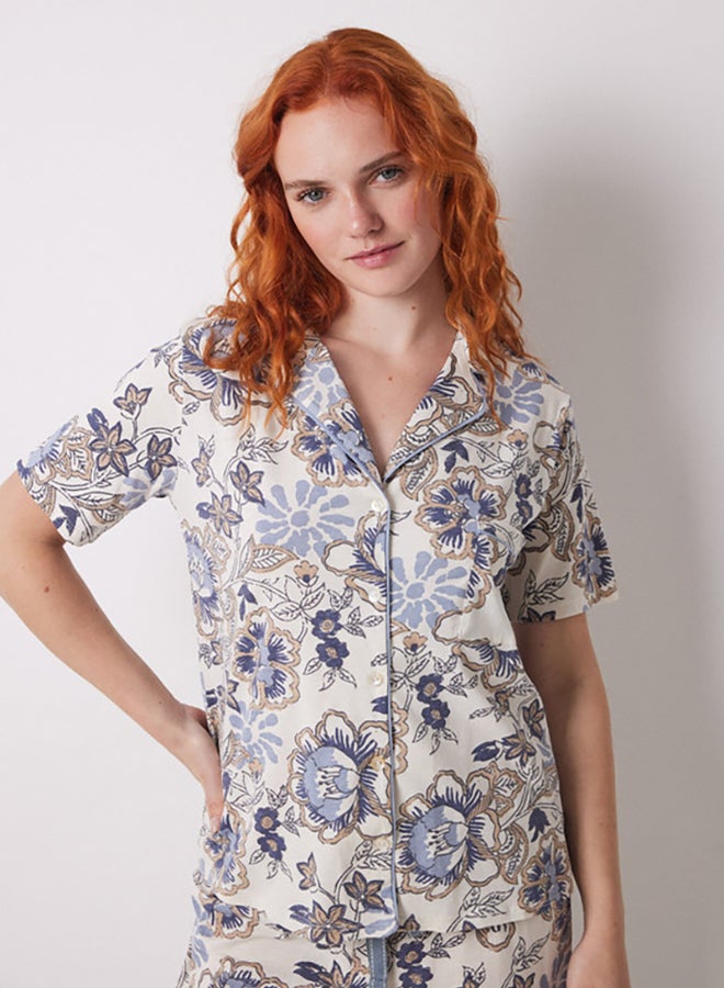 women'secret Capri Classic Pyjamas Cotton Flowers  - Image 5