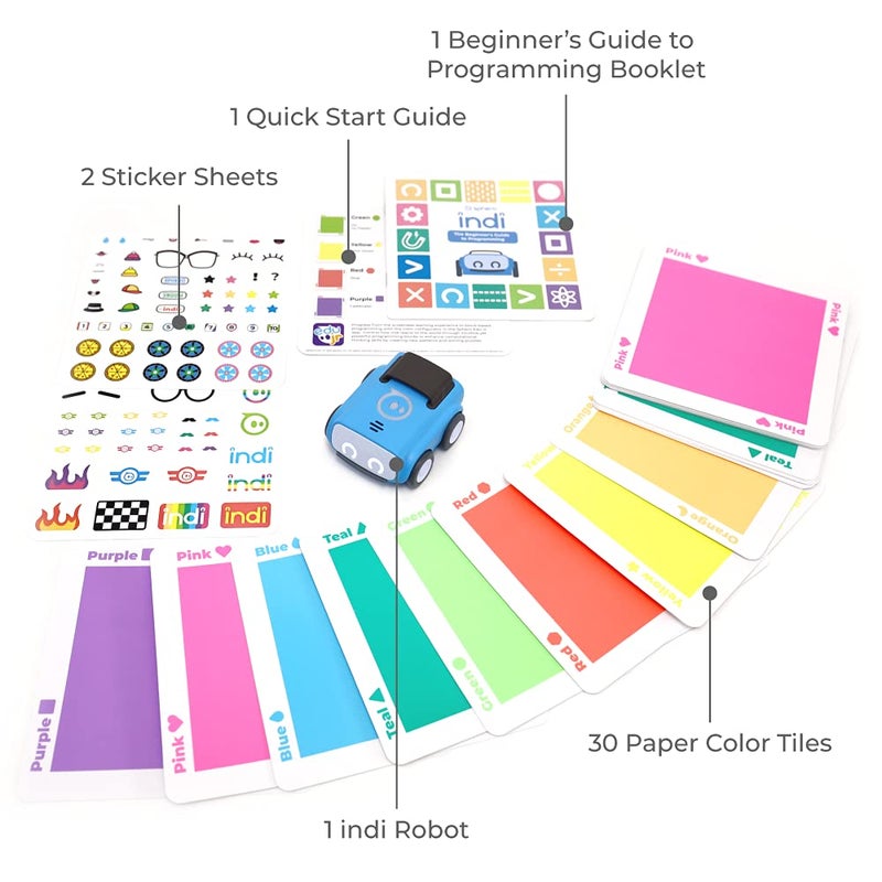 Sphero Indi AtHome Learning Kit  Screenless Coding Robot for Kids 4  Build Mazes Learn Computational Thinking  Problem Solve Like an Engineer  Educational STEM Toy for Creative Minds - Image 3