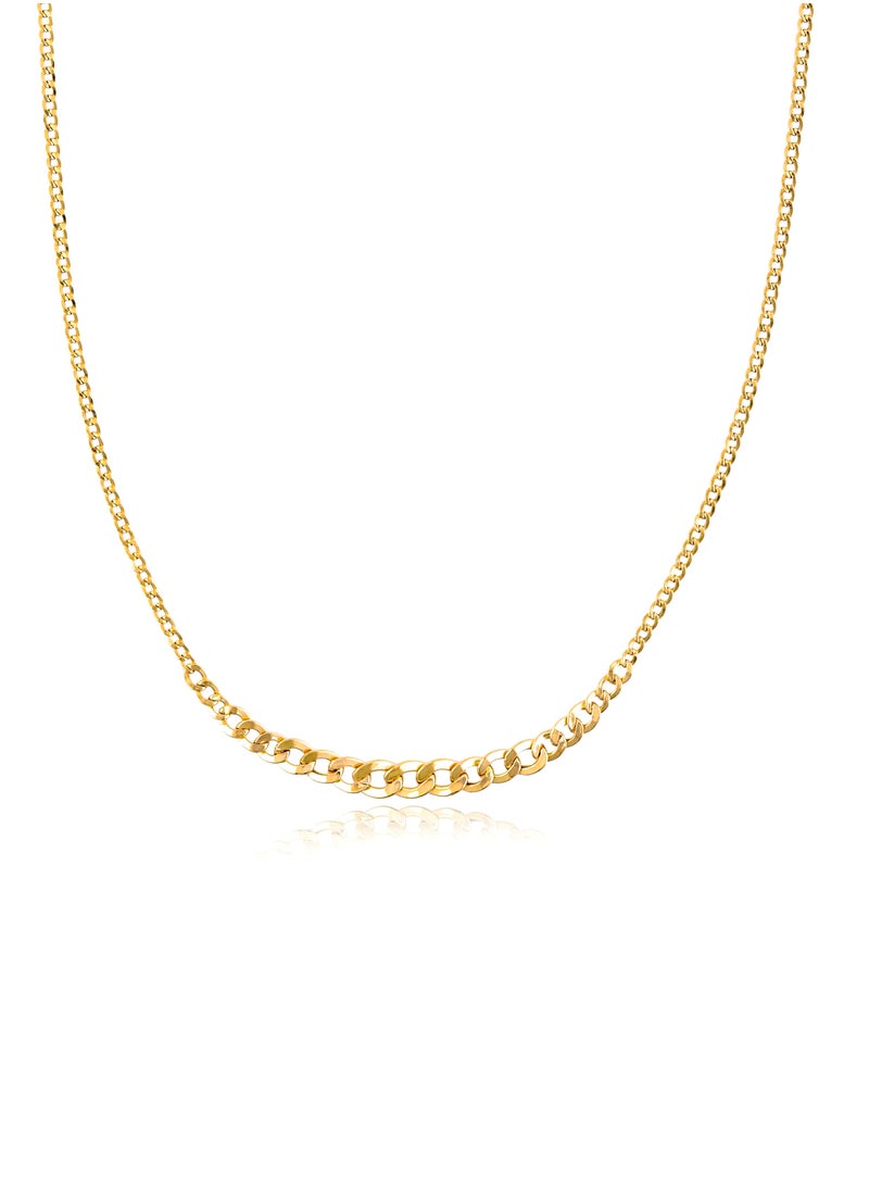 BAFLEH JEWELLERY - 18K Gold Herringbone Chain Necklace - Image 1