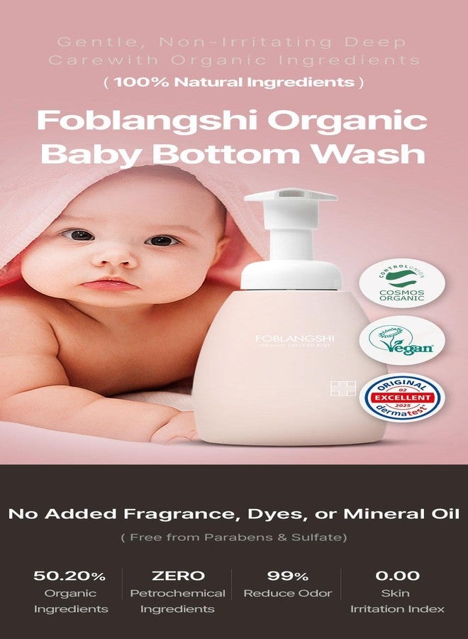 Foblangshi 100% Natural Ingredients, Premium Organic Baby Bottom Wash, Probiotics Lacto Diaper Baby Wash, pH Balanced, Fragrance-Free, Reduce Odor, Vegan, Sensitive Skin, Korea No.1 - Image 2