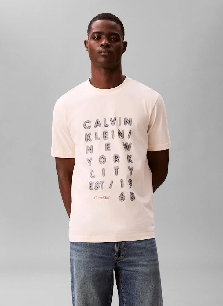 Calvin Klein Jeans Graphic Crew Neck T-shirt