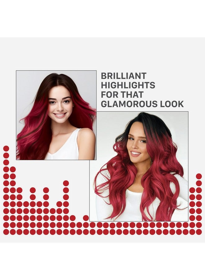Streax Hair Colour Highlight Kit | Red Hair Colour, Crimson Red - Pack Of 1 I Enriched With Walnut & Argan Oil I Hair Colour For Women | Rich, Vibrant, Easy To Use, Diy Application - Image 2