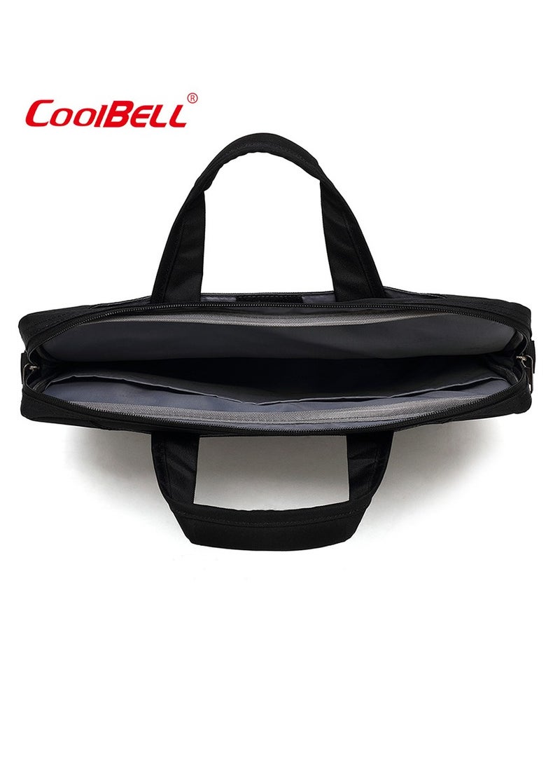 CoolBELL - Men's Multi-Functional Laptop Bag Briefcase Black - Image 1