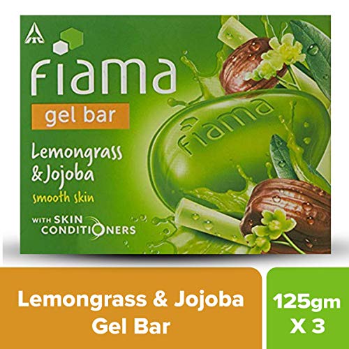 Fiama Gel Bar, Lemongrass and Jojoba for smooth skin, with skin conditioners, 125g (Pack of 3) - Image 2