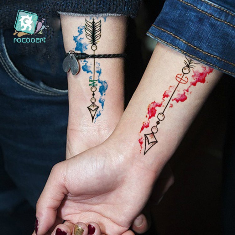 New Rika Long Tattoo Sticker Waterproof Feather Flower Arm Tattoo Sticker Color Dandelion Temporary Tattoo Wholesale - Image 4