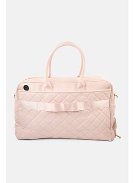 C. Wonder Women Embellished Logo Quilted Travel Bag 32 H x 48 L x 16 W cm, Blush Pink  - Image 2