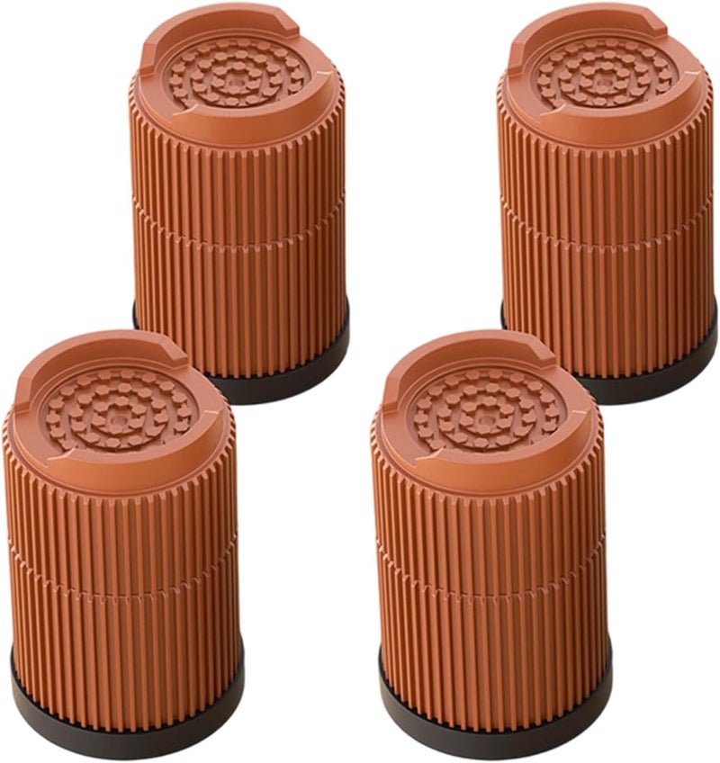 Multi Purpose Furniture Risers Stackable Anti-Slip Bed Risers for Height Enhancing Sofas Tables Bathroom Furniture Leveling Feet - Image 1
