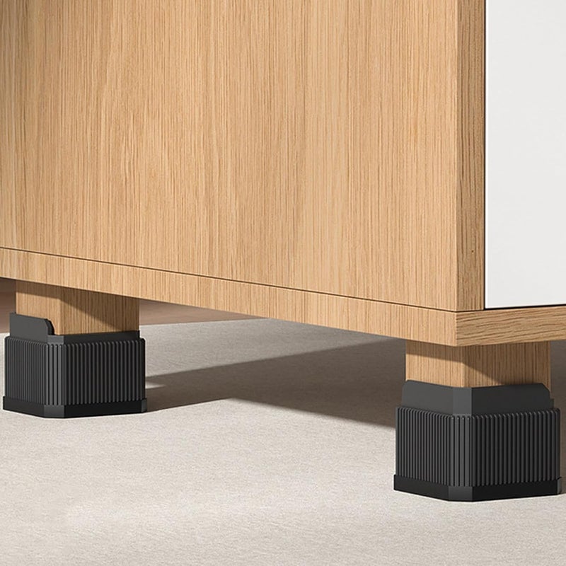 Multi Purpose Furniture Risers Stackable Anti-Slip Bed Risers for Height Enhancing Sofas Tables Bathroom Furniture Leveling Feet - Image 4