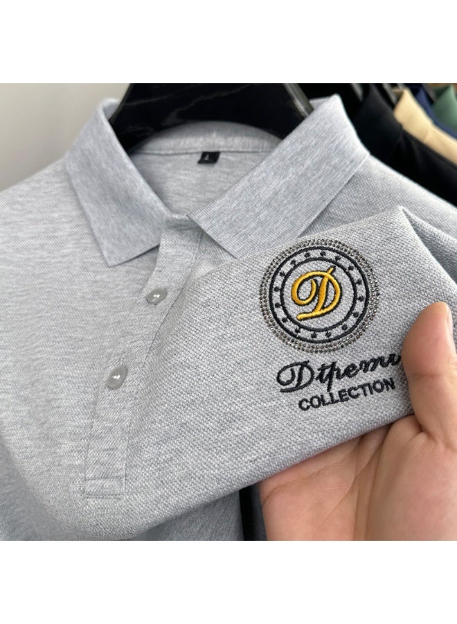 D DESIGNS Short Sleeve Polo Shirt Men Summer Trend Design Brand Embroidery  Cool Breathable Casual T-shirt Men's Clothing - Image 1