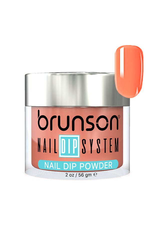 Nail Dip Powder Dip And Buff System Color 56gm, French Nail Art Starter Manicure Salon DIY At Home Odor Free And Long Lasting No Needed Nail Lamp Curing BDK038