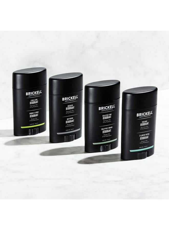 Brickell Men's Products Natural Deodorant For Men, Natural and Organic, Aluminum, Alcohol, and Baking Soda Free, 2.65 Ounce, Unscented - Image 3