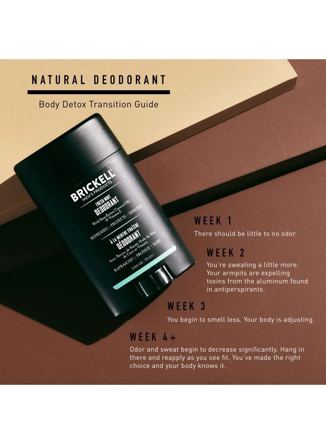 Brickell Men's Products Natural Deodorant For Men, Natural and Organic, Aluminum, Alcohol, and Baking Soda Free, 2.65 Ounce, Unscented - Image 4