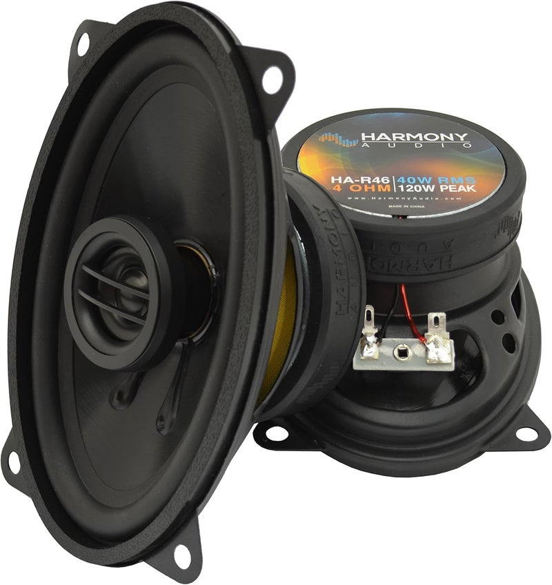 HARMONY AUDIO Bundle Compatible with 1994-2001 Chevy S-10 Truck HA-R46 HA-R65 New Factory Speaker Replacement Upgrade Package with HA-823043 Speakers Adapter Kit - Image 3