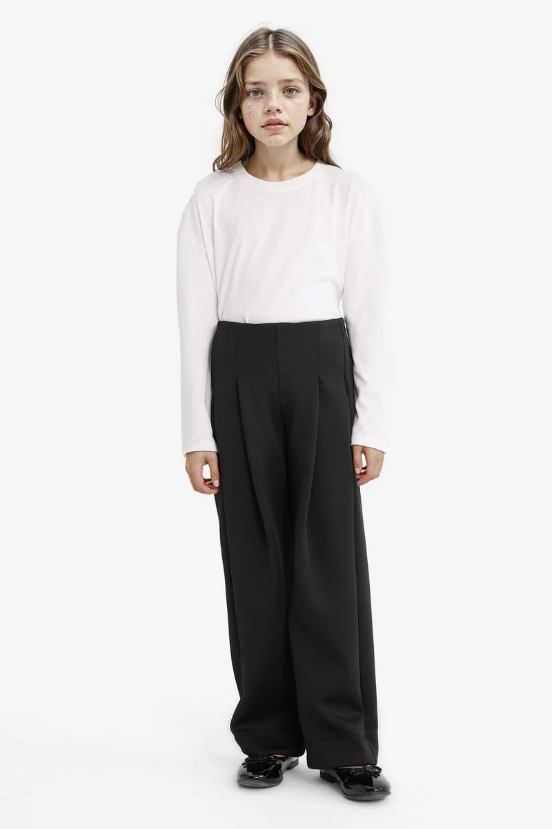 ديفاكتو Girl Relax Fit Scuba Fabric Trousers