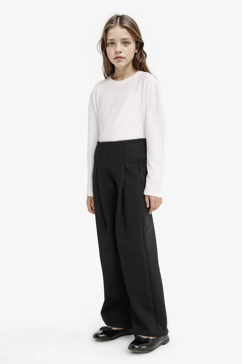 ديفاكتو Girl Relax Fit Scuba Fabric Trousers