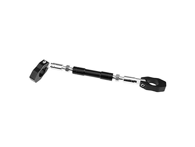 Gear Up Universal Adjustable Motorcycle Handlebar/Handle Rod Cross Bar for TVS Apache RTR 160 4V (Black) - Image 2