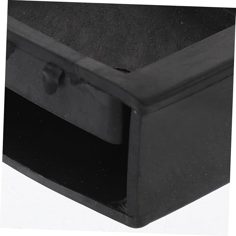 4Pcs Black Rubber Ladder Feet Covers Non Slip Leg Caps For Stairs Skid Resistance - Image 4