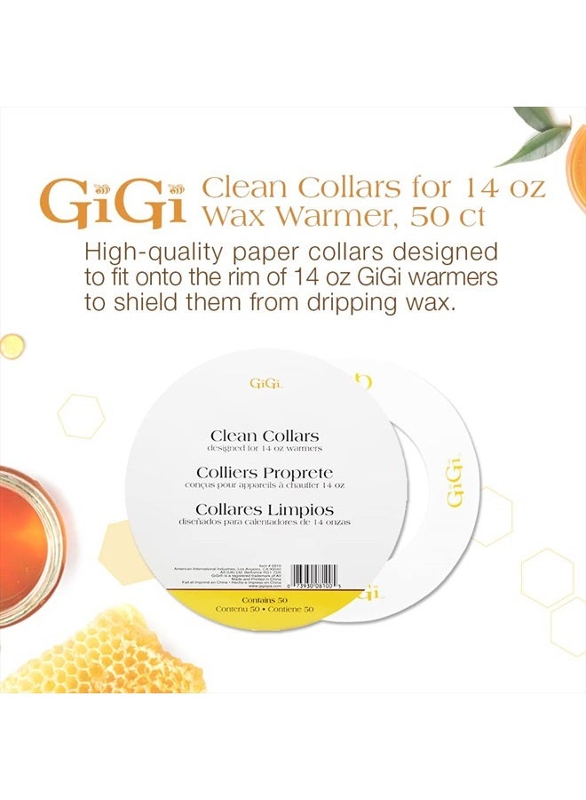 GiGi Clean Collars for 14-Ounce Wax Warmers, 50 Pieces - Image 2