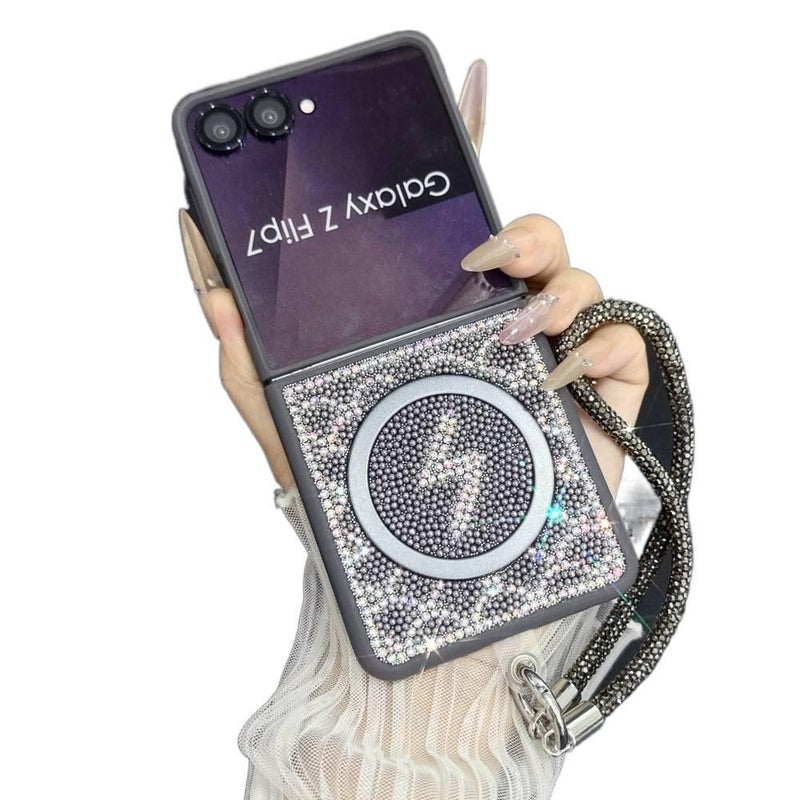 MagSafe Case | Black | Acrylic | Magnetic | Drop Protection | Shockproof Cover for Samsung Galaxy Z Fold 7 - Image 5