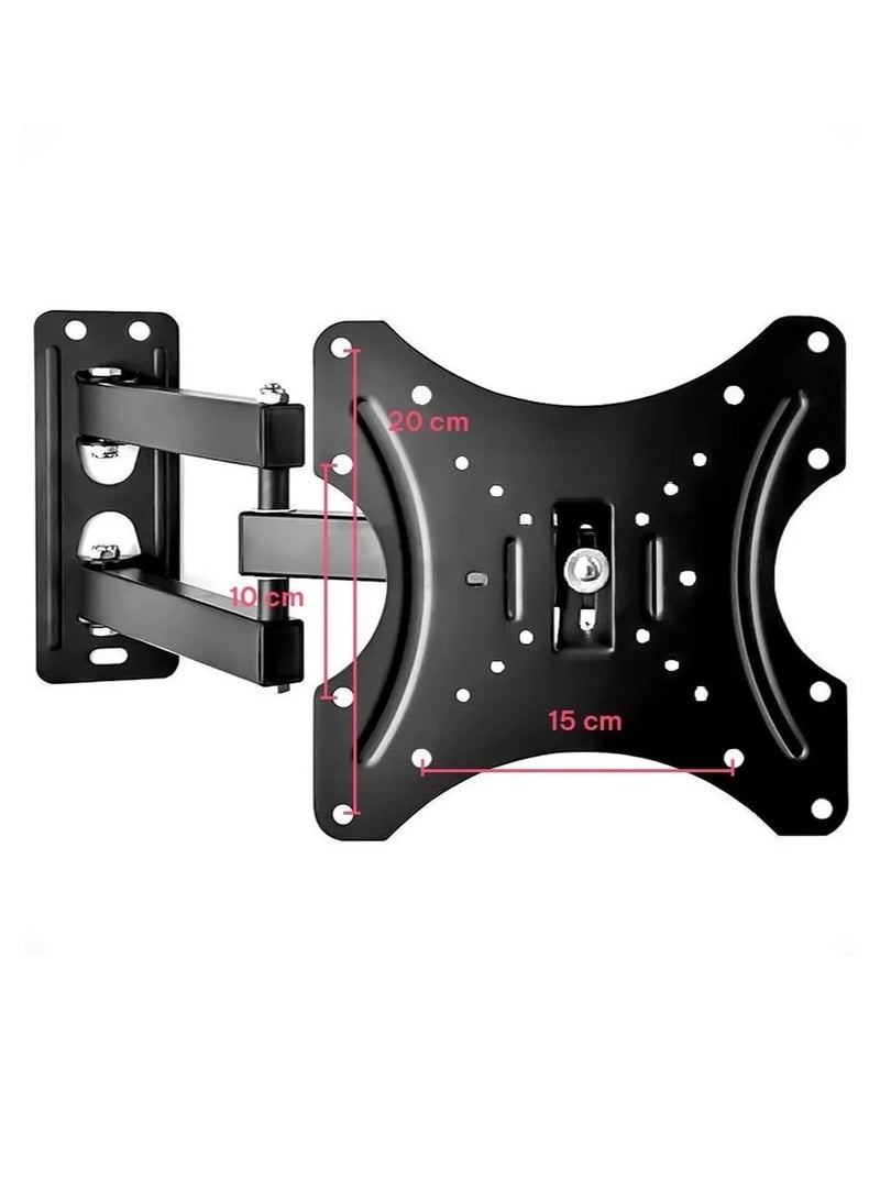 14 21 24 26 28 32 39 40 42" Inches 180 Degree Swivel 15 Degrees tilt Full Motion Corner tv Wall Mount for LCD LED Plasma TV & Monitor - Image 2