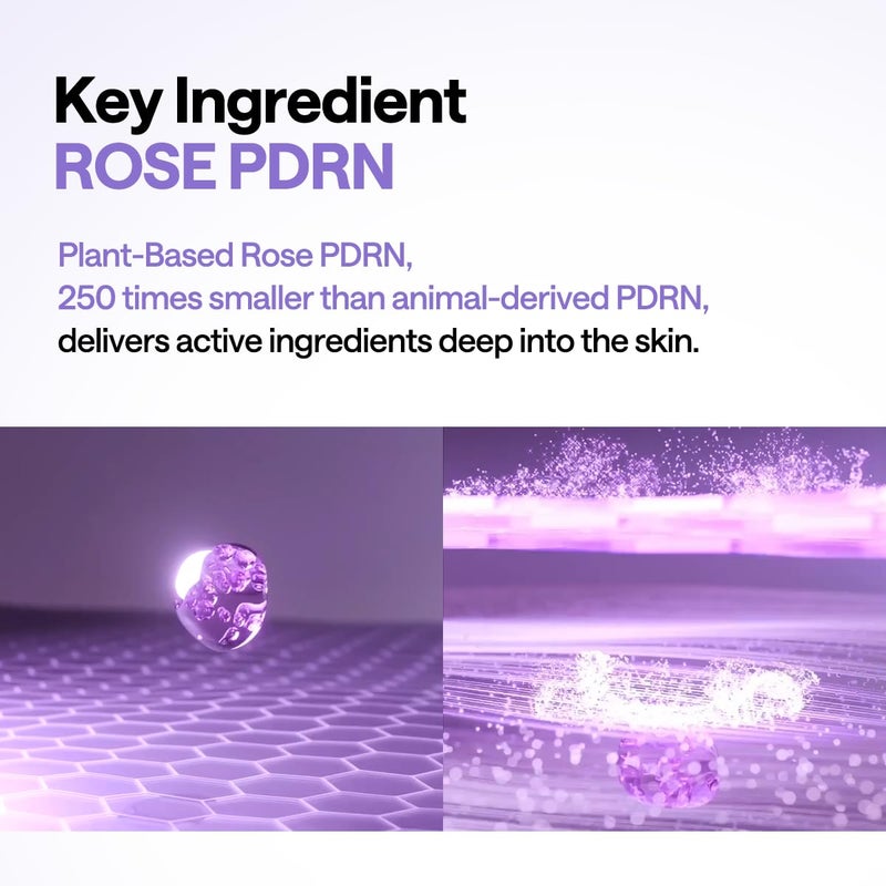 MEDIHEAL وسادات ميديهيال PDRN المرفوعة - مع السكوالين والجلوتاثيون للعناية الكاملة بالبشرة - لعلاج المسام والتجاعيد وشد البشرة وتقشير لطيف وترطيب، قماش نباتي مشدود وقابل للتمدد - Image 5