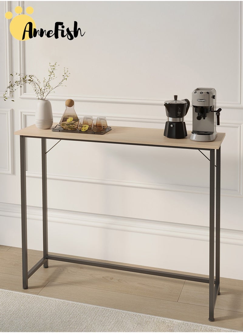 AnneFish 100*30*90 cm Console Table Simple Sofa Table Home Coffee Corner Display Shelf Entryway Table For Couch Hallway Entrance Living Room  - Image 1
