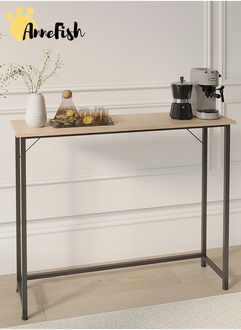 AnneFish 100*30*90 cm Console Table Simple Sofa Table Home Coffee Corner Display Shelf Entryway Table For Couch Hallway Entrance Living Room  - Image 3
