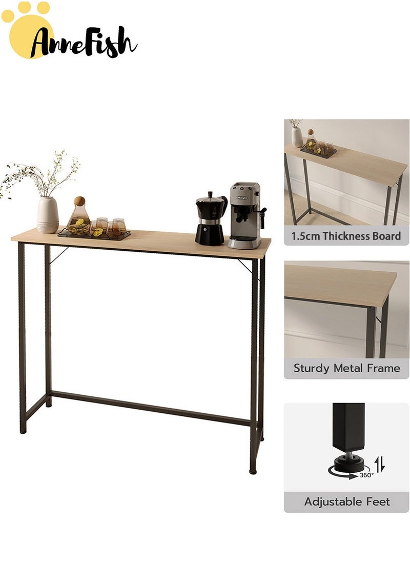 AnneFish 100*30*90 cm Console Table Simple Sofa Table Home Coffee Corner Display Shelf Entryway Table For Couch Hallway Entrance Living Room  - Image 5