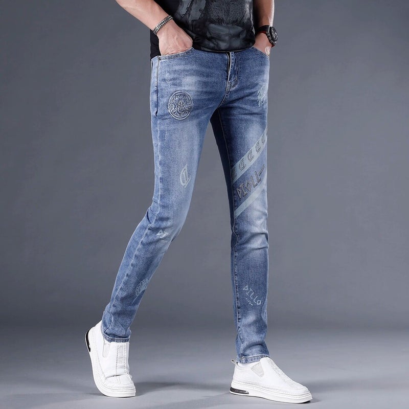 Unisex Classic Denim Jeans Loose Fit Daily Outdoor Wear - Image 4