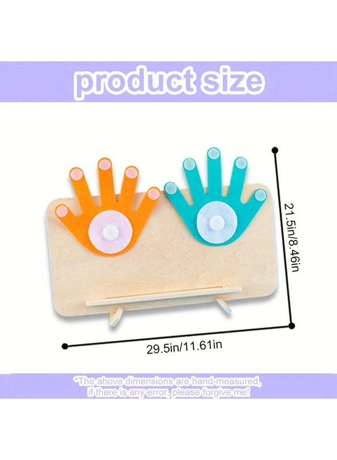 Finger Arithmetic Board Educational Toys For 3 Year Old Kids With Number Blocks Math Operation Cards - Image 3